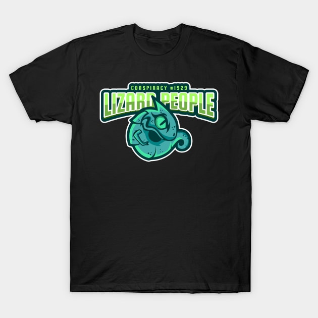 Lizard People Conspiracy T-Shirt by Orange '84